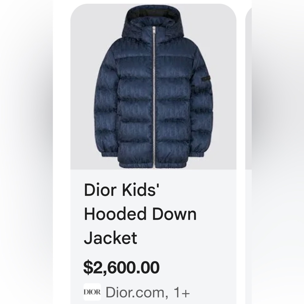 Authentic kids Dior coat perfect condition